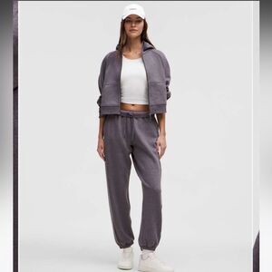 Lululemon Scuba Oversized Full-Zip Hoodie Heathered Nightfall M/L Sweatshirt